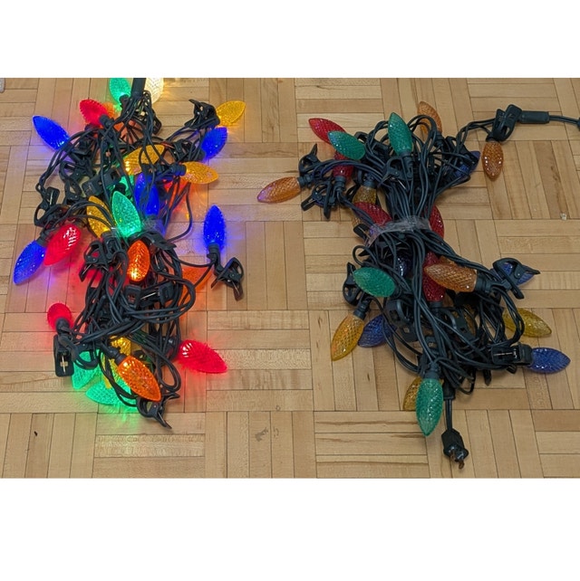 17ft LED Christmas Lights String for Patio