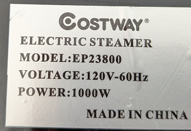 Costway 3 Tier Electric Food Steamer 20 Qt Digital Cooker - photo 5