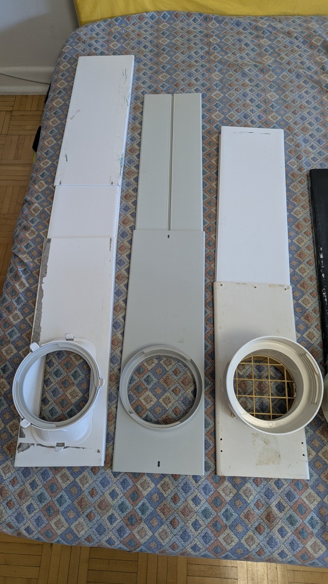 Window Vent Kit, Seal Plates for Portable Mobile Air Conditioner - photo 2