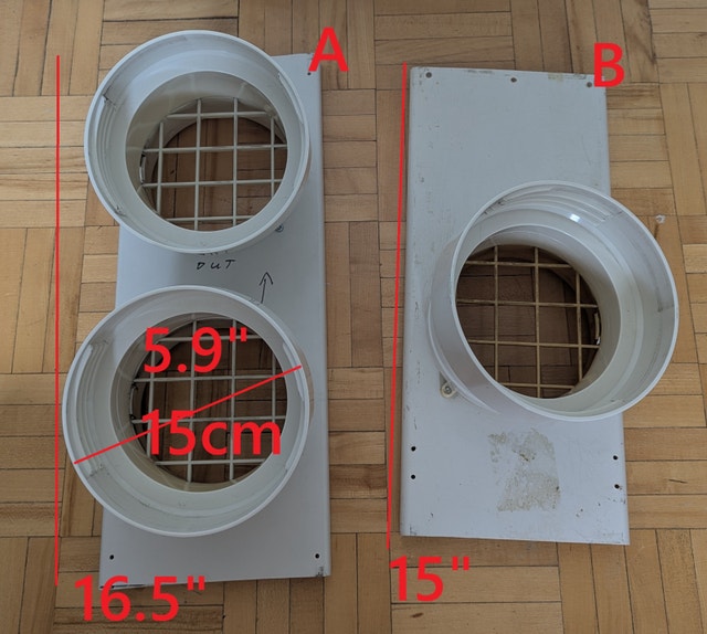 Window Vent Kit, Seal Plates for Portable Mobile Air Conditioner - photo 5