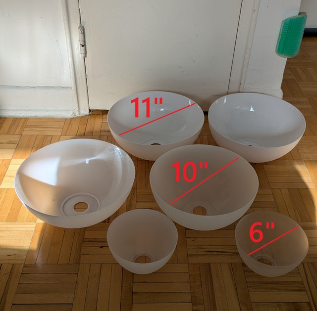 Mushroom Plastic Lampshade, Light Cover, Replacement for Floor L