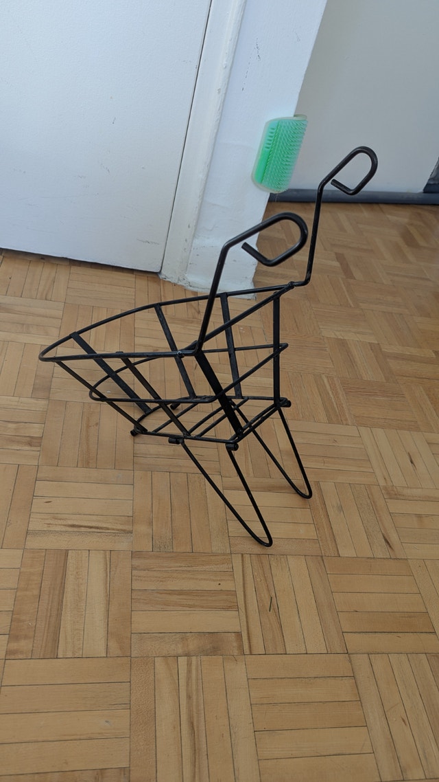 Used Front/Rear Bike Rack Cargo Bicycle Basket - photo 2
