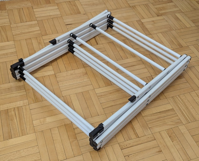 Expandable Portable Folding 3 Tiers Clothes Drying Rack - photo 3