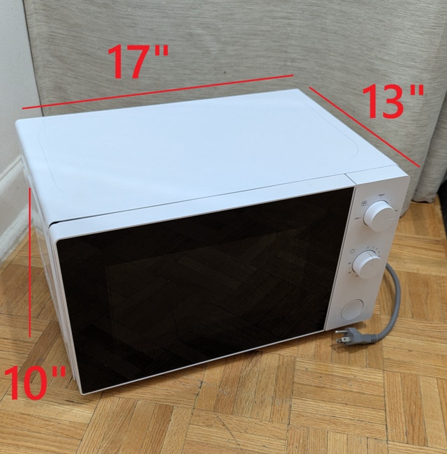 Compact Small Microwave 900W 0.9cu.ft. Countertop Oven
