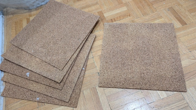 Cork Wall Sheets Craft Fitness Room Underlayment Set of 6 - photo 2
