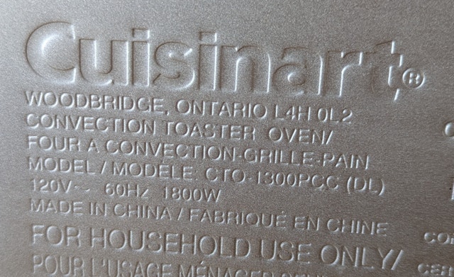Cuisinart Toaster Oven Digital Convection 17L CTO-1300 - photo 4