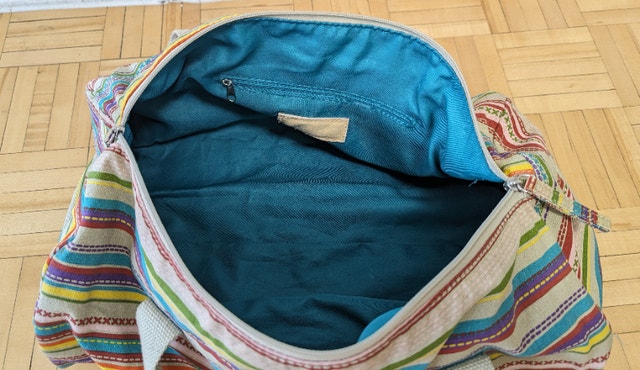 Yoga Women Rainbow Canvas Bag Tote/Beach Handbag Purse Shopper. - photo 4