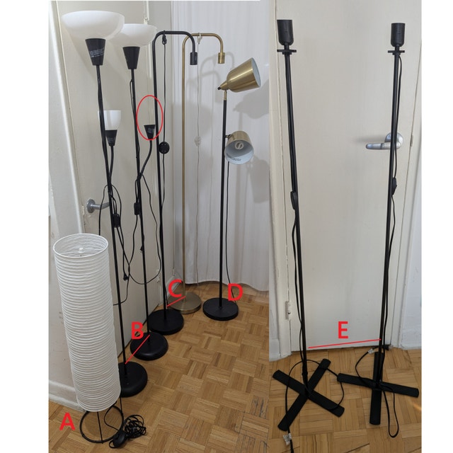 Floor Lamp uplighter/reading
