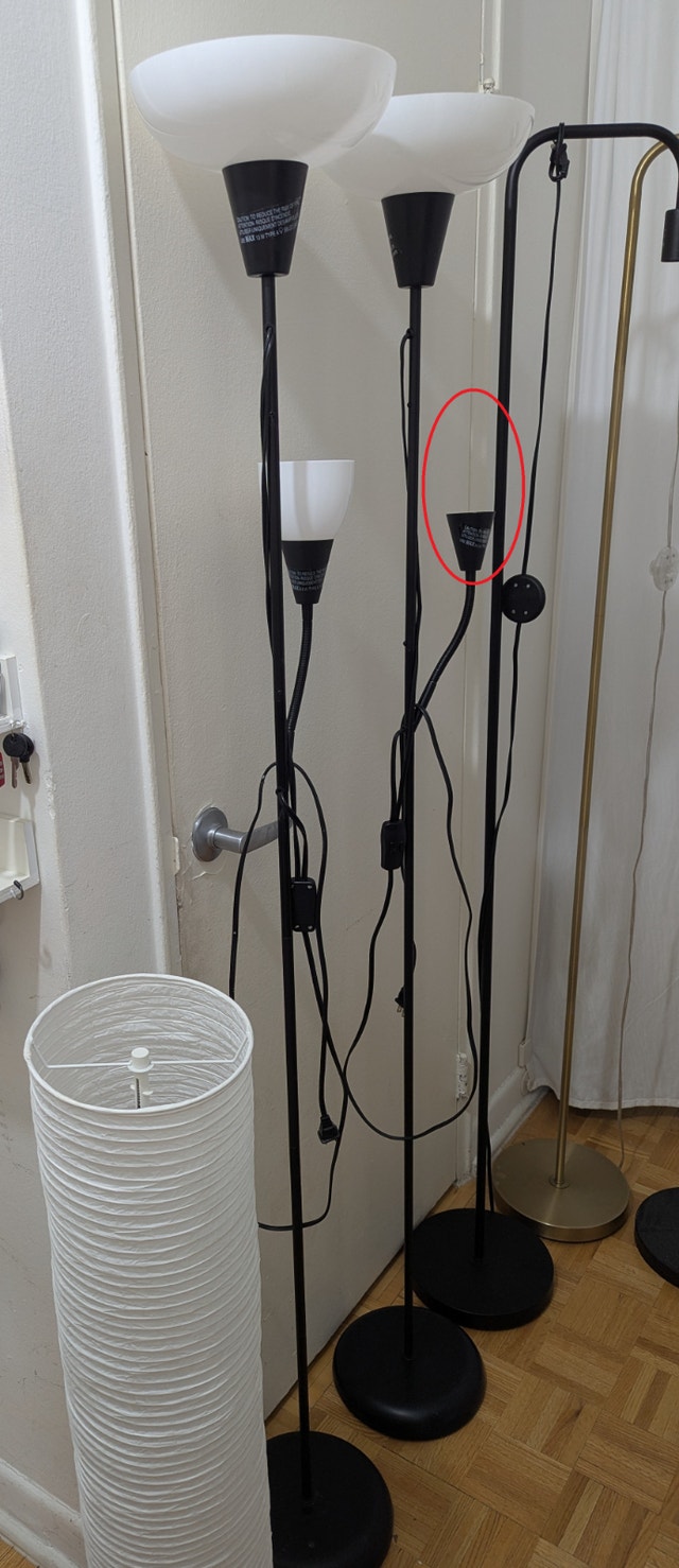 Floor Lamp uplighter/reading - photo 2