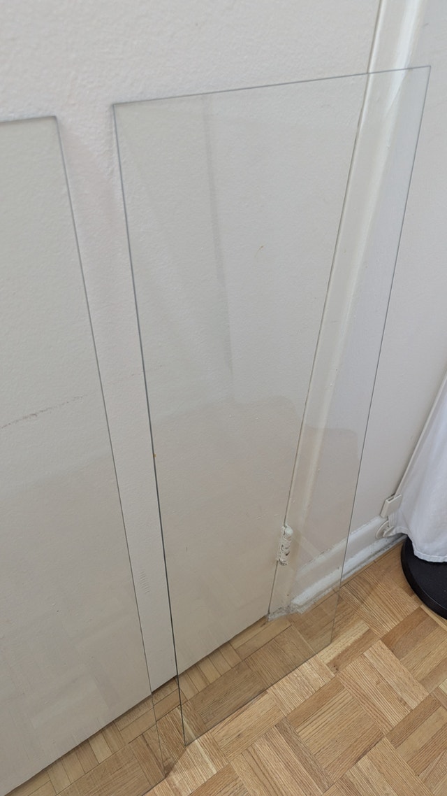 32x96 cm Square Glass Shelves (Set of 3) - photo 2