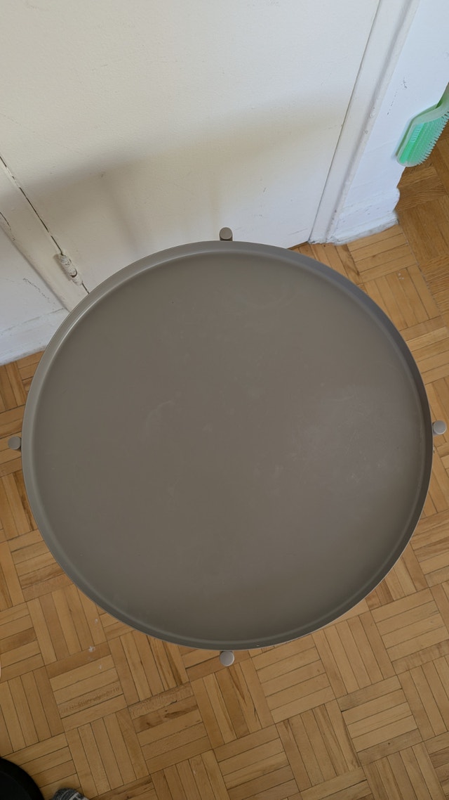 Round Tray Table, End Table, Coffee Dining Furniture Bedside - photo 2