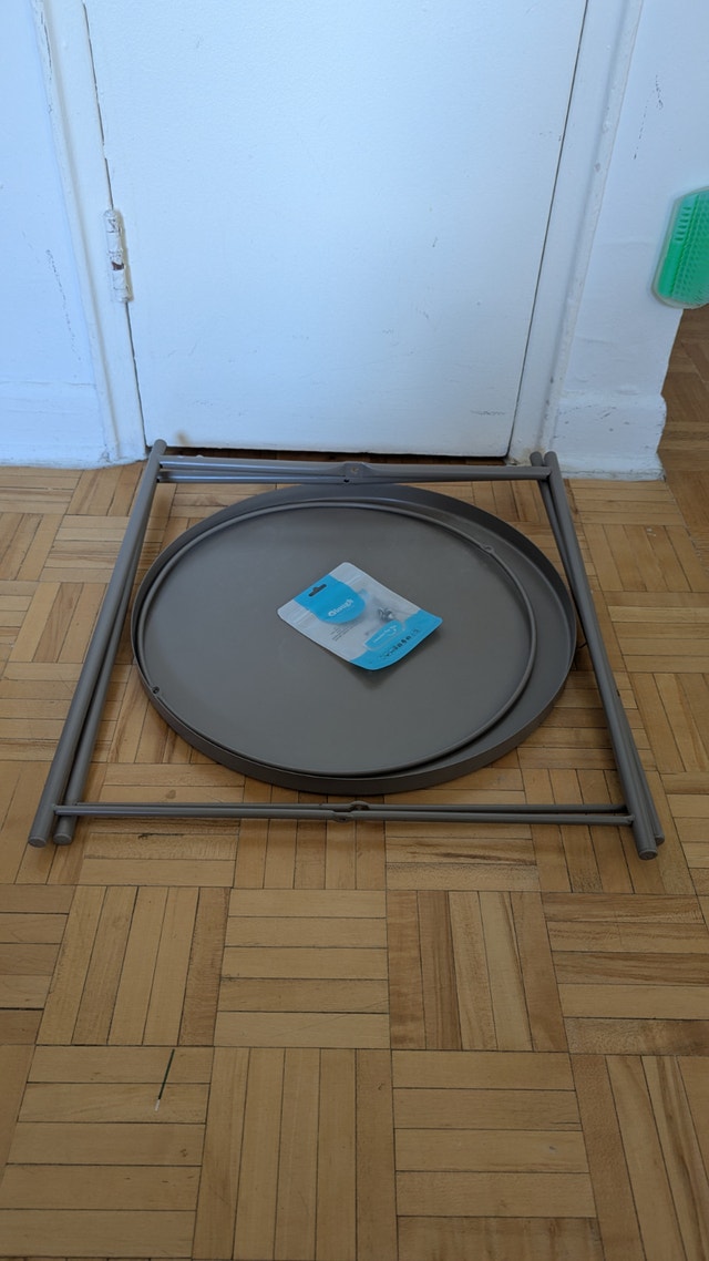 Round Tray Table, End Table, Coffee Dining Furniture Bedside - photo 3