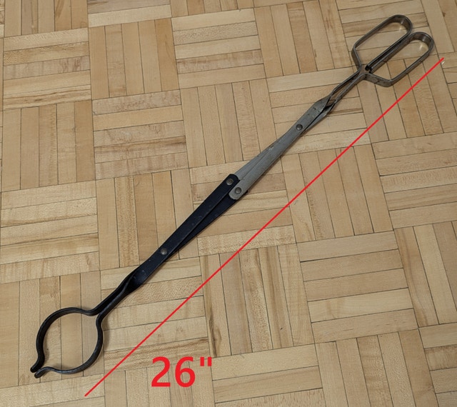 Strong Steel Fire Pit Tongs