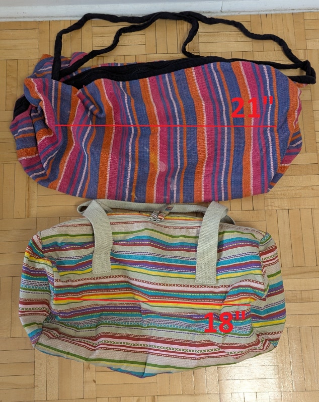 Yoga Women Rainbow Canvas Bag Tote/Beach Handbag Purse, Cute Tot