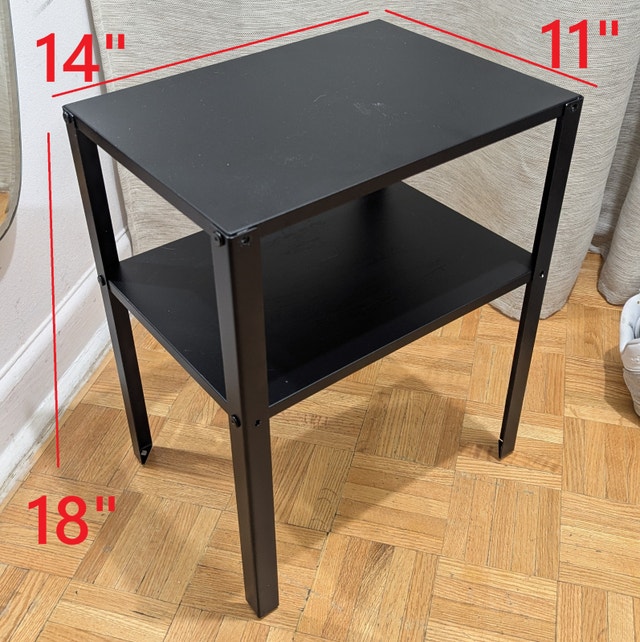 2-Tier Storage Organize Stand Shelf Unit Rack Bookcase Table