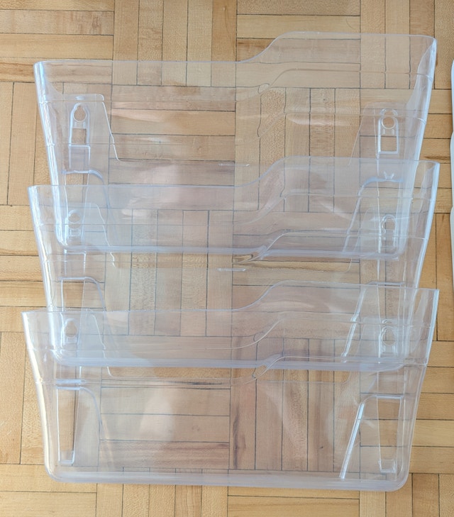 Mail Organize Wall Magazine Rack Pocket Wall File Set of 3