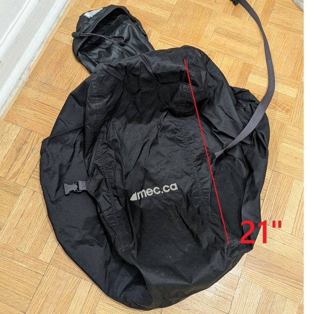 MEC Pack Rain Cover Waterproof Medium Size for Backpack
