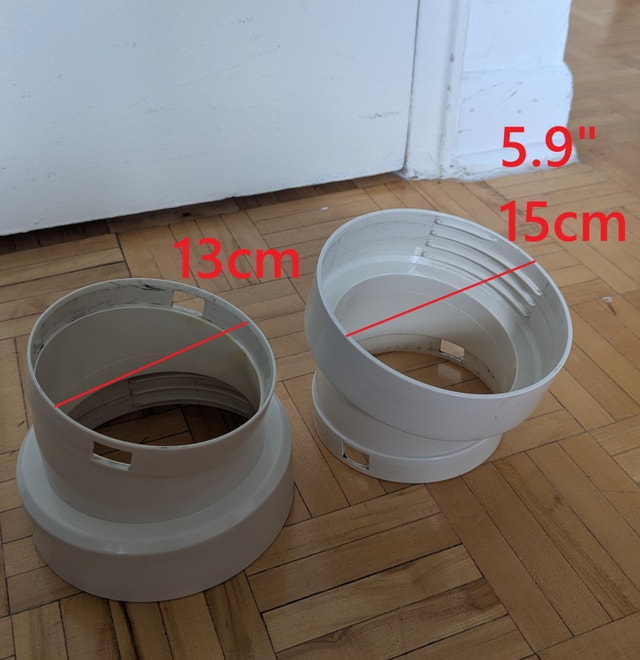 Hose Portable Adapter Air Conditioner AC Tube Connector Seal Pla - photo 3