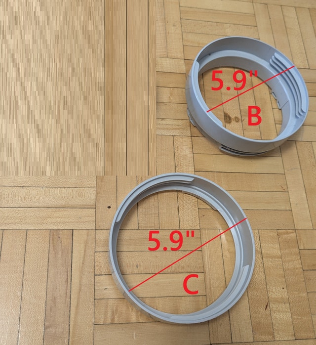 5.9"/15cm Exhaust Adapter Hose for Portable AC