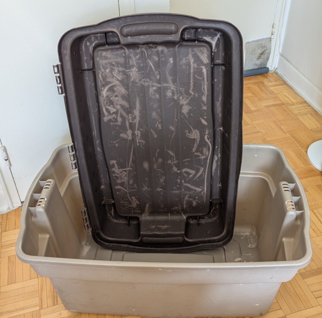 HUGE Plastic Large Storage Box Bins Totes Containers to Organize - photo 2