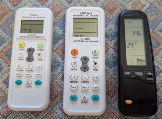 Replacement Remote Control for Air Conditioner Hisense LG DeLong - photo 2