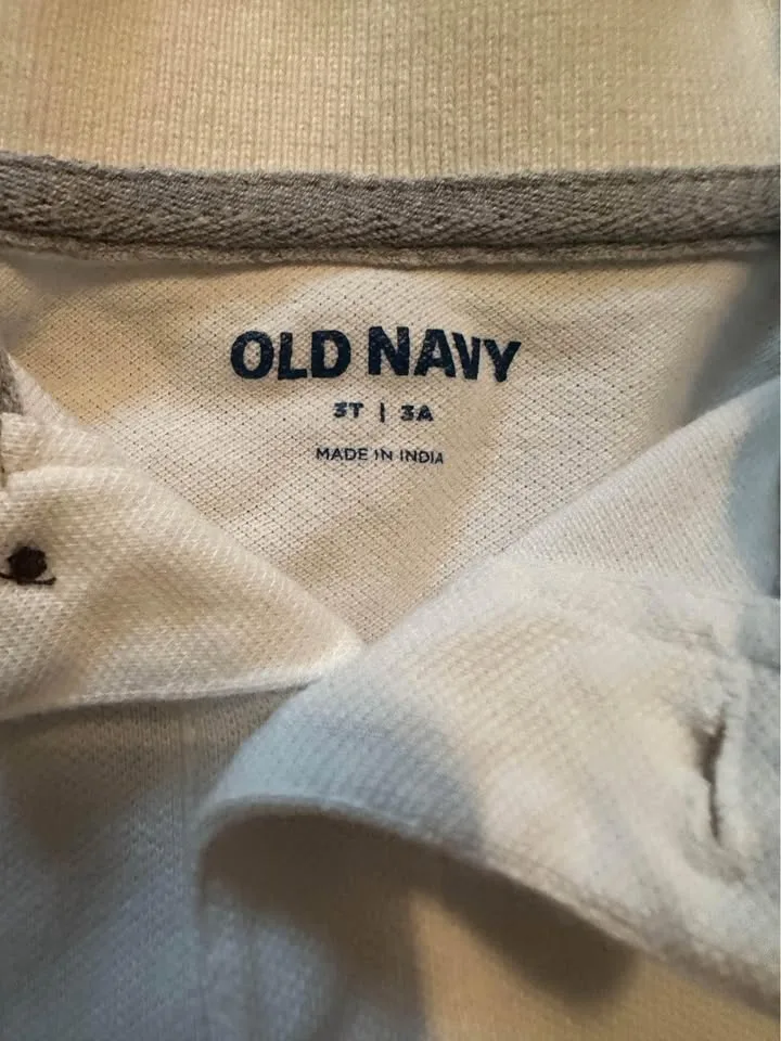 Old Navy Toddler Boys Polo Shirt-White image indicator(2)