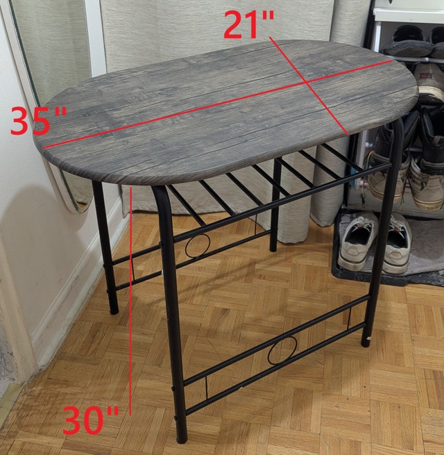 Round Oval Dining Table Kitchen Compact Table