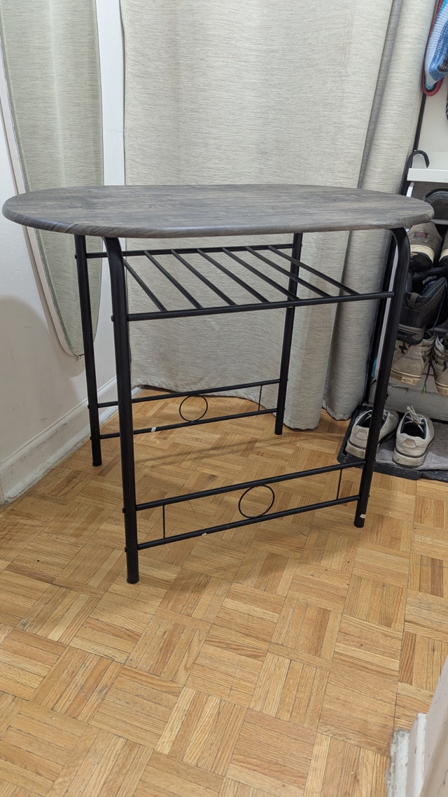 Round Oval Dining Table Kitchen Compact Table - photo 2
