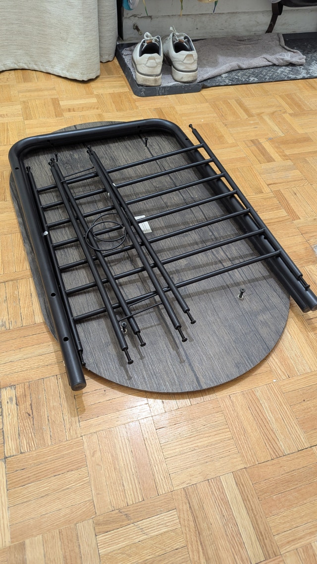 Round Oval Dining Table Kitchen Compact Table - photo 4
