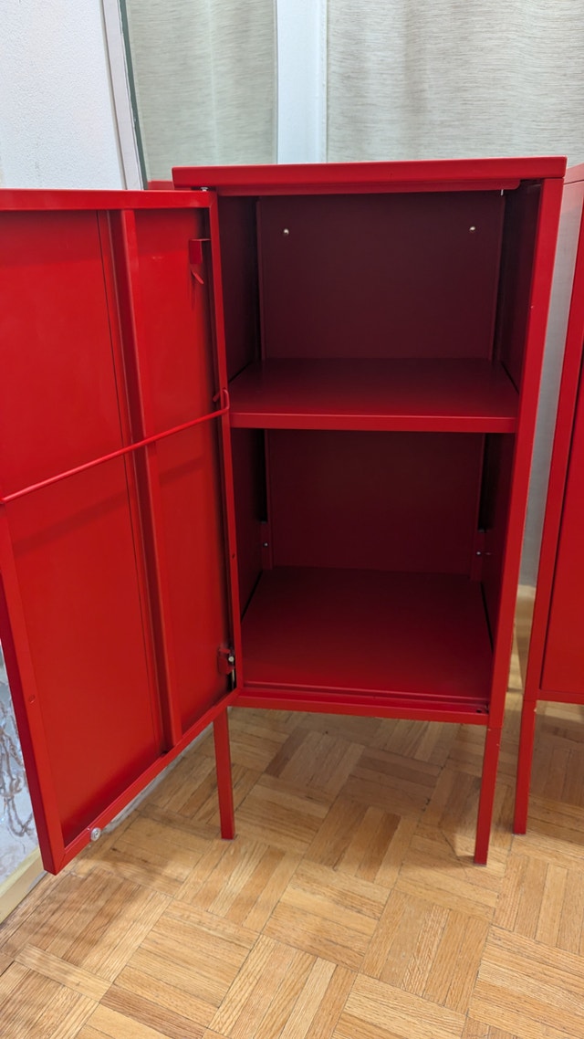 Cabinet Metal Locker Shelf unit Storage Organizer Stand Rack - photo 2