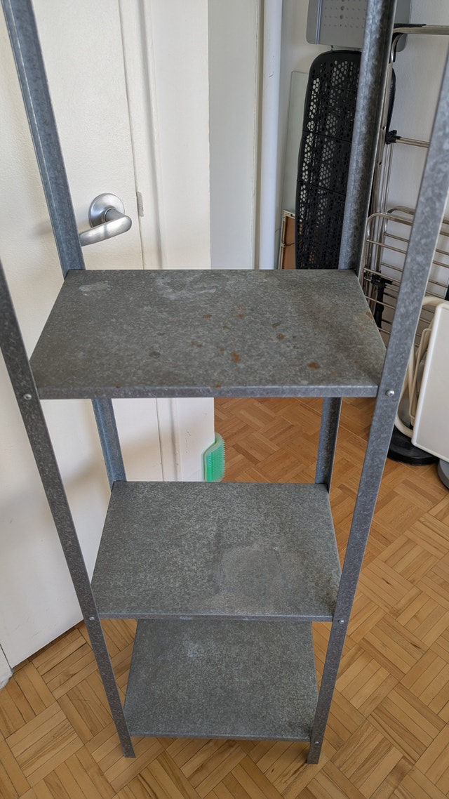 IKEA HYLLIS Metal Shelf unit Storage Organizer Stand Rack - photo 2