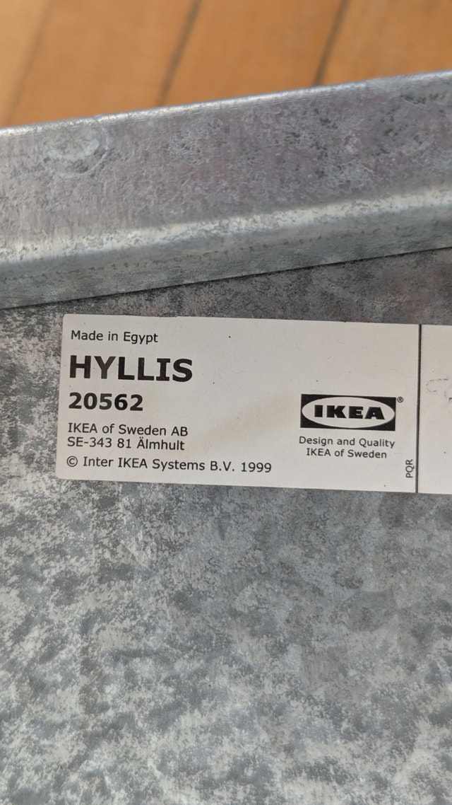 IKEA HYLLIS Metal Shelf unit Storage Organizer Stand Rack - photo 4