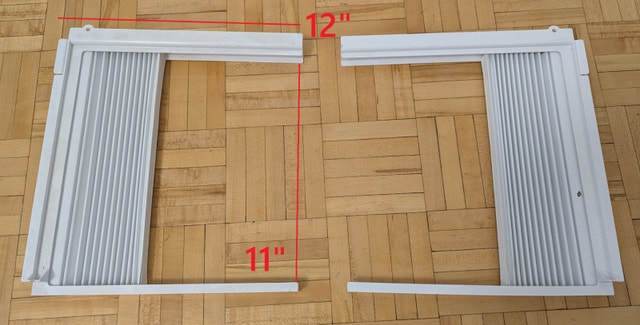 11" Air Conditioner Accordion Panels