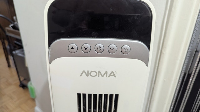 Noma 39" Oscillating Tower Floor Fan + Remote - photo 2