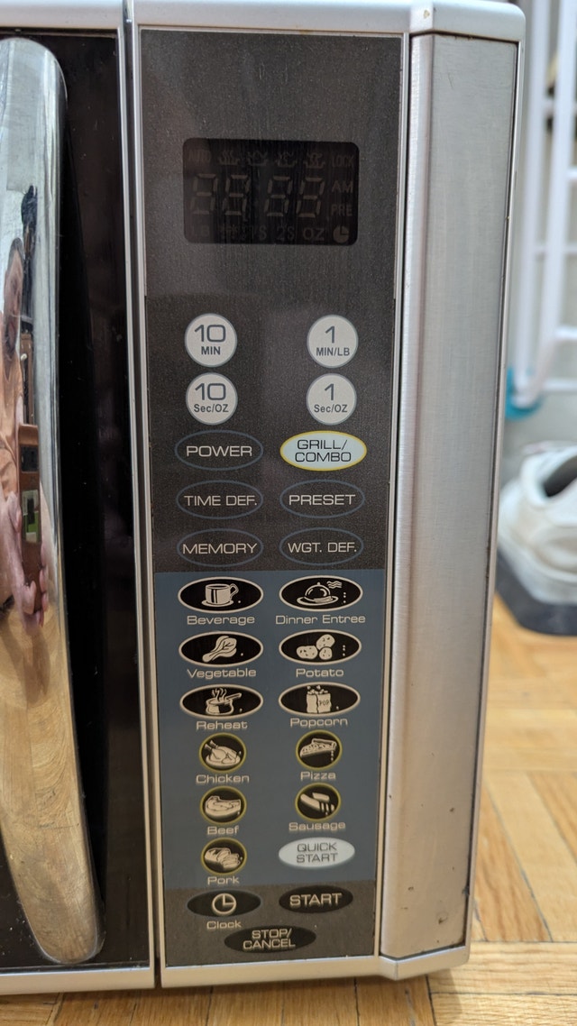 2 in 1 Microwave Oven and Grill 1400W - photo 2