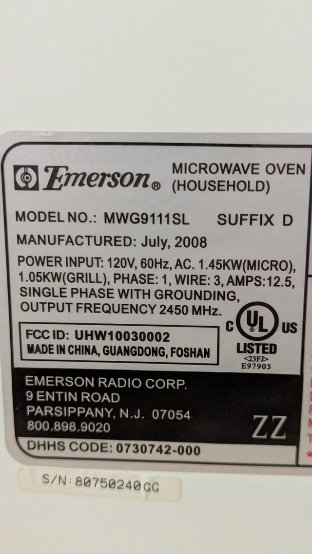 2 in 1 Microwave Oven and Grill 1400W - photo 4