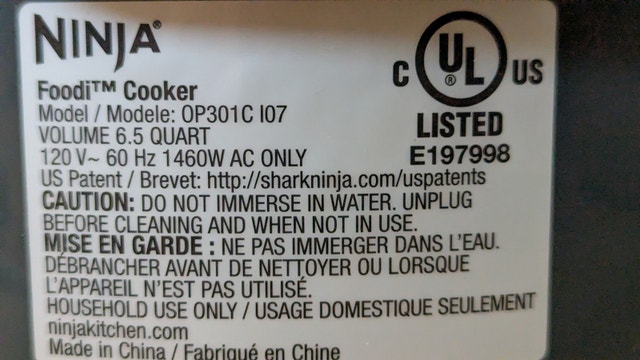 6.5qt Ninja Slow Cooker and Air Fryer. Pressure does not work!!! - photo 4