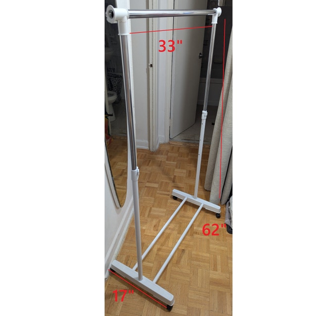 Clothing Rack, Hanging Clothes Bar Hang-Up Display