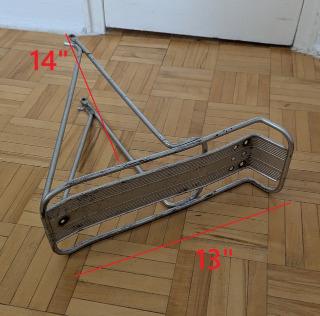 Used Rear Bike Rack - Fair Condition