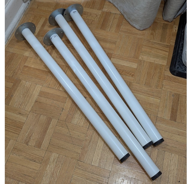 IKEA Table Desk Legs Set of 4 White