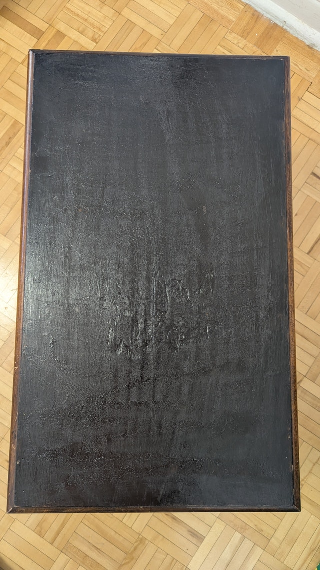 Wood End Table, Coffee Dining Table with carved legs - photo 2