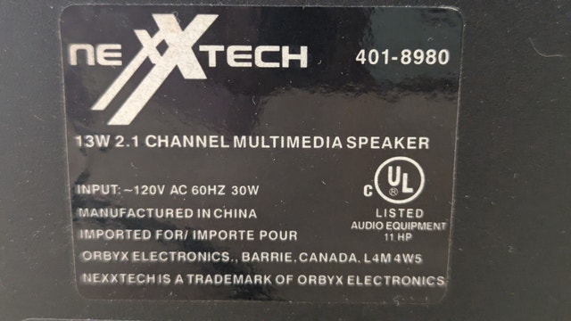 Audio Nextech 2.1 Multimedia Speaker System 13W Sound - photo 4
