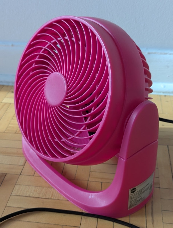 8" Likewise Pink Personal Fan - 2 Speed