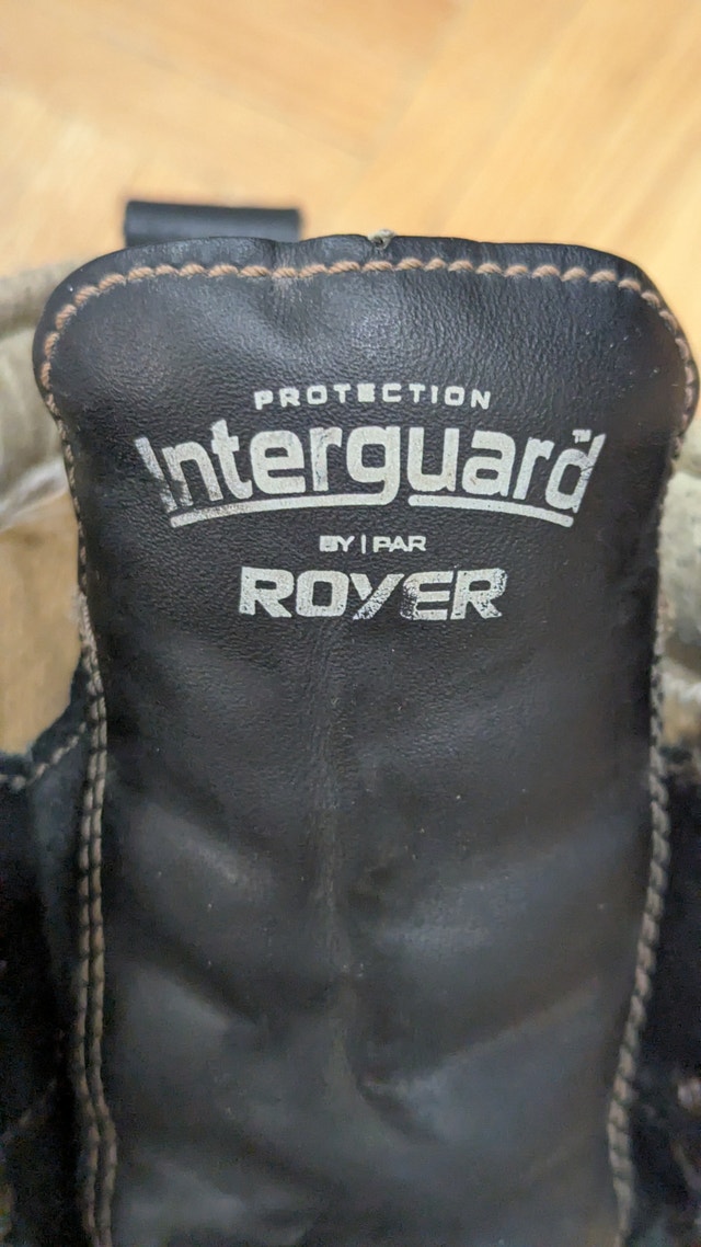 Size 9 Men's Security Work Boots Army Firefighter Steel Toe - photo 3