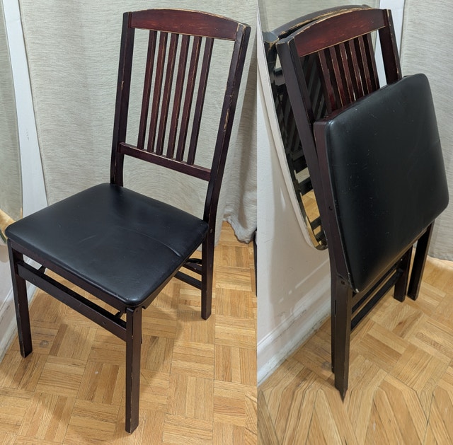 Vintage Retro Foldable Portable Wood Stool/Chair