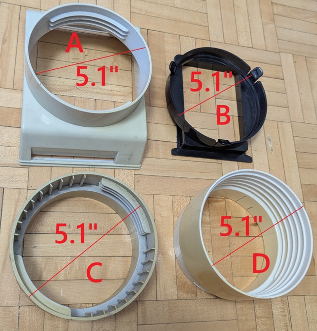 Adapter Hose Portable Air Conditioner AC Tube Connector Hose - photo 3