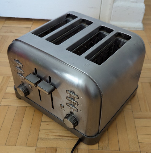 Cuisinart 4 Slice Stainless Steel Toaster RBT-380C