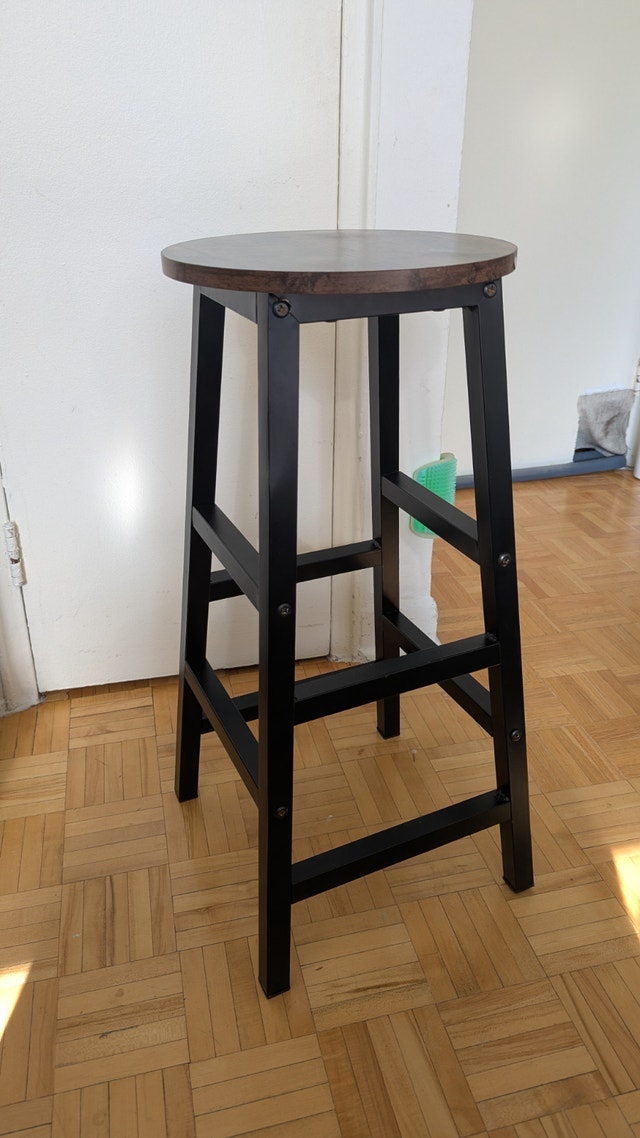 Bar Stool Wooden Metal for Dining Room Kitchen Chair - photo 2