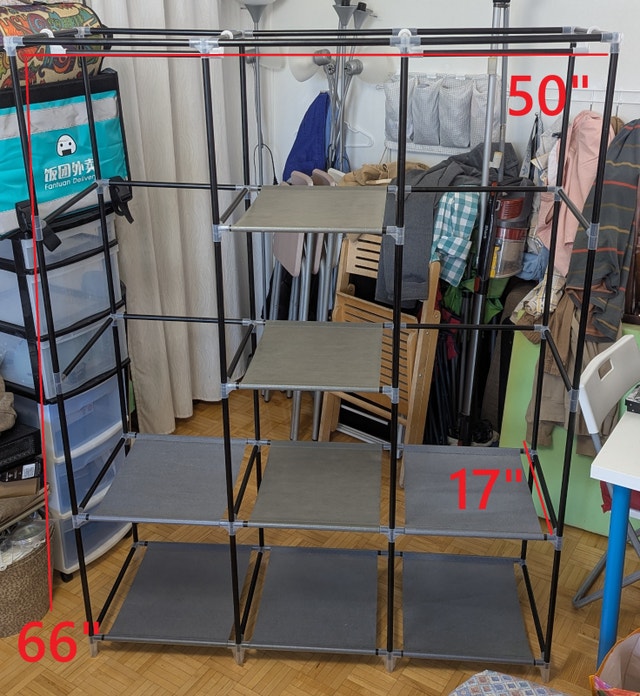 Portable Folding Wardrobe Fabric Closet
