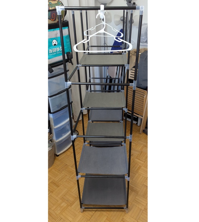 Portable Folding Wardrobe Fabric Closet - photo 3